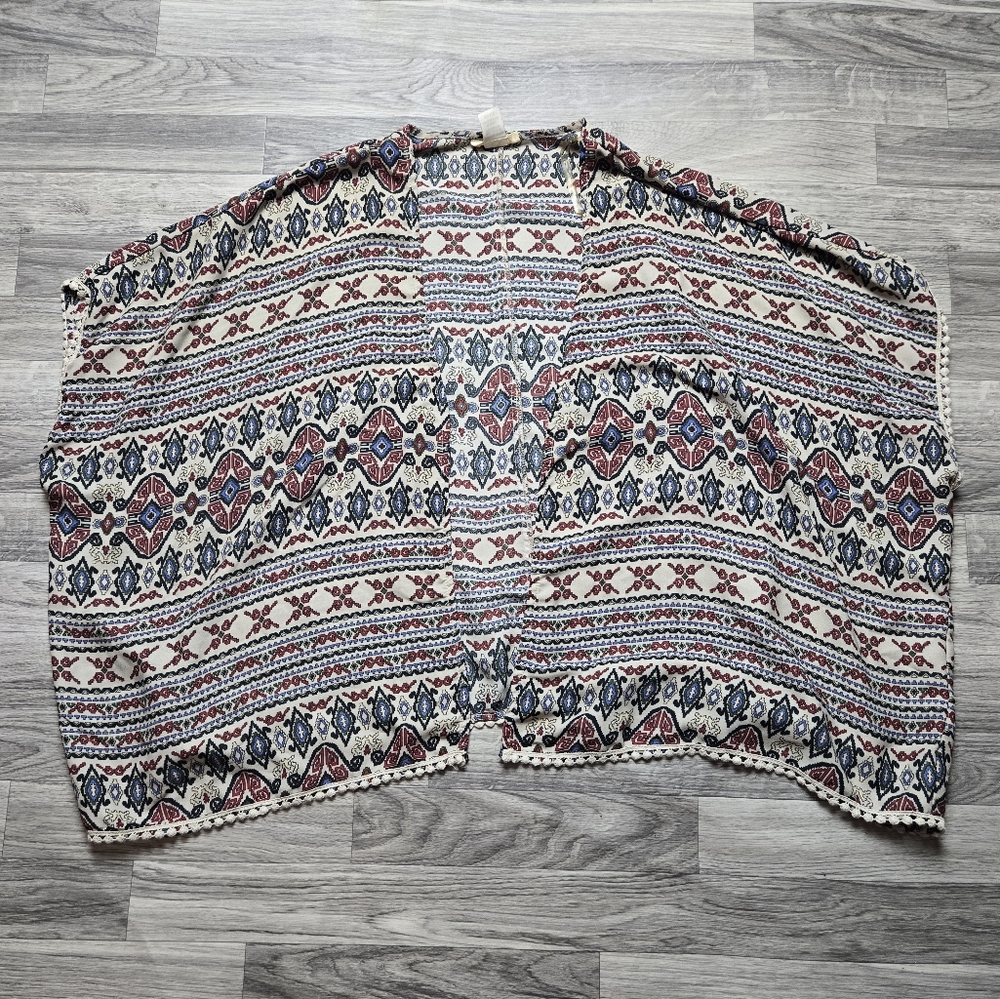 Tru Self Boho Pattern Colorful Kimono